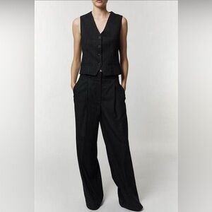 Never worn with tags Saint Art pinstriped vest.